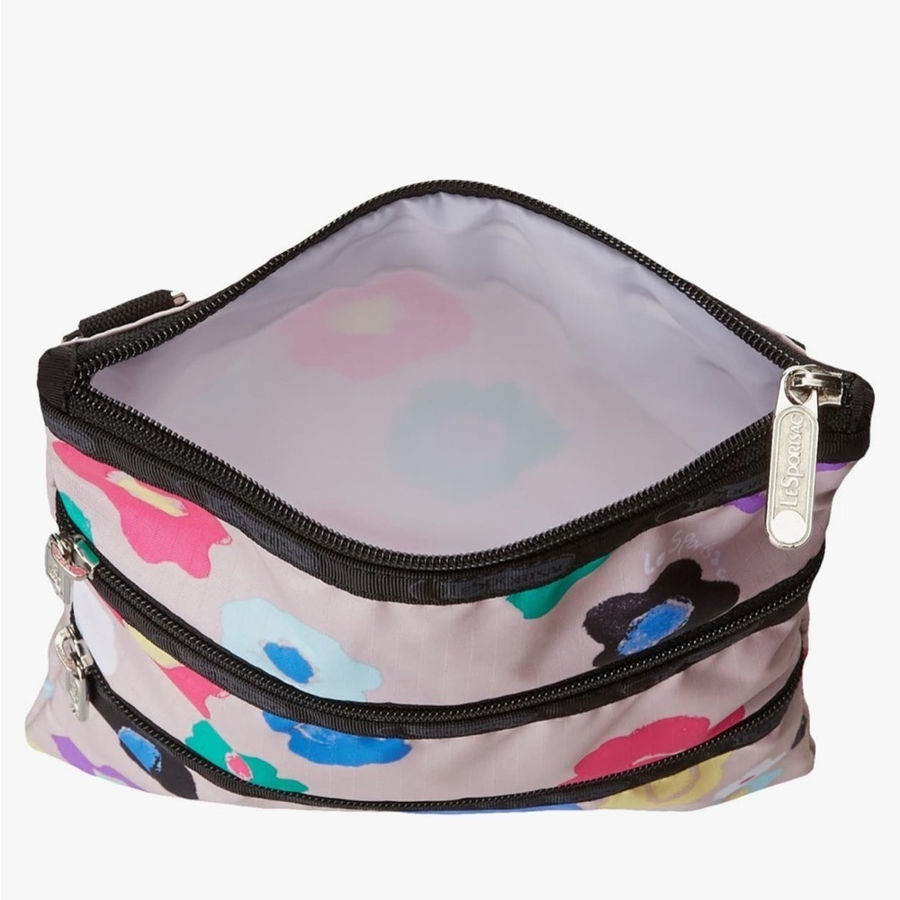 LeSportSac 3-Zip Flower Crossbody Bag - Picture 5 of 6